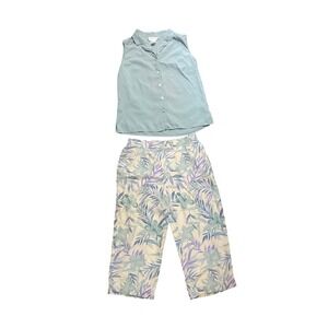 August Silk 2-Piece Set M – Silk Lounge Minimalist Chic‎ Petal Tones Resort Mood